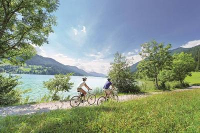 Radfahrer am Weiensee